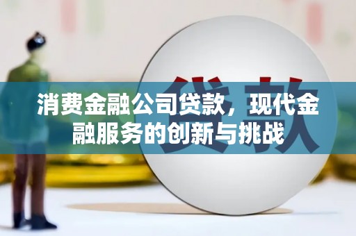 揭阳消费金融公司贷款，现代金融服务的创新与挑战