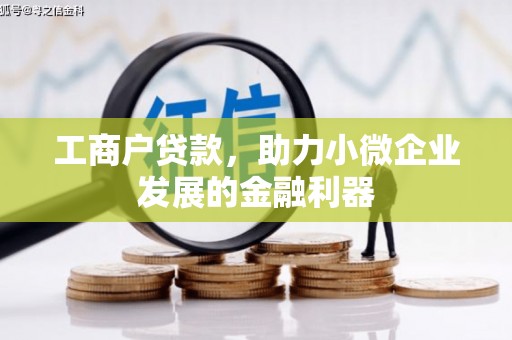 揭阳工商户贷款，助力小微企业发展的金融利器