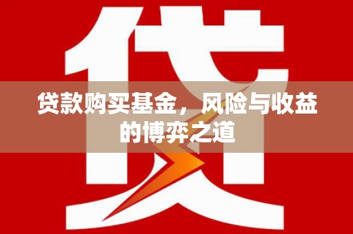 揭阳贷款购买基金，风险与收益的博弈之道