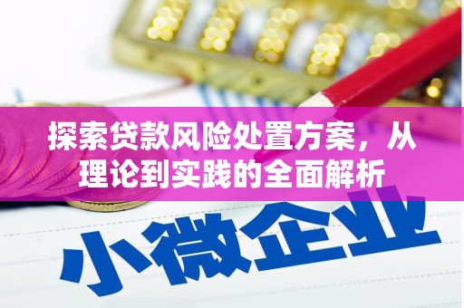 揭阳探索贷款风险处置方案，从理论到实践的全面解析