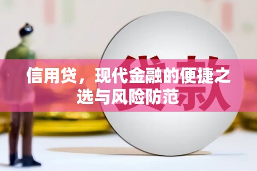 揭阳信用贷，现代金融的便捷之选与风险防范