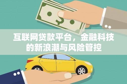 揭阳互联网贷款平台，金融科技的新浪潮与风险管控