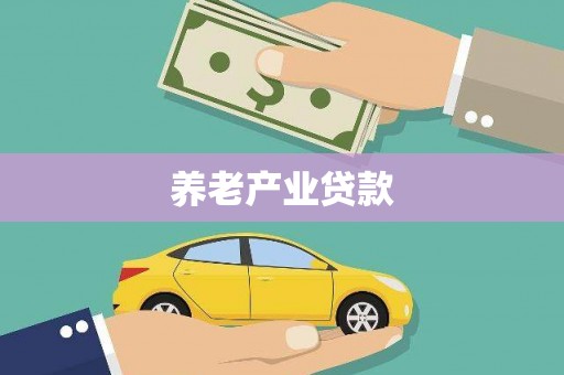 揭阳养老产业贷款