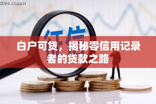 揭阳白户可贷，揭秘零信用记录者的贷款之路