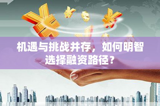 揭阳机遇与挑战并存，如何明智选择融资路径？